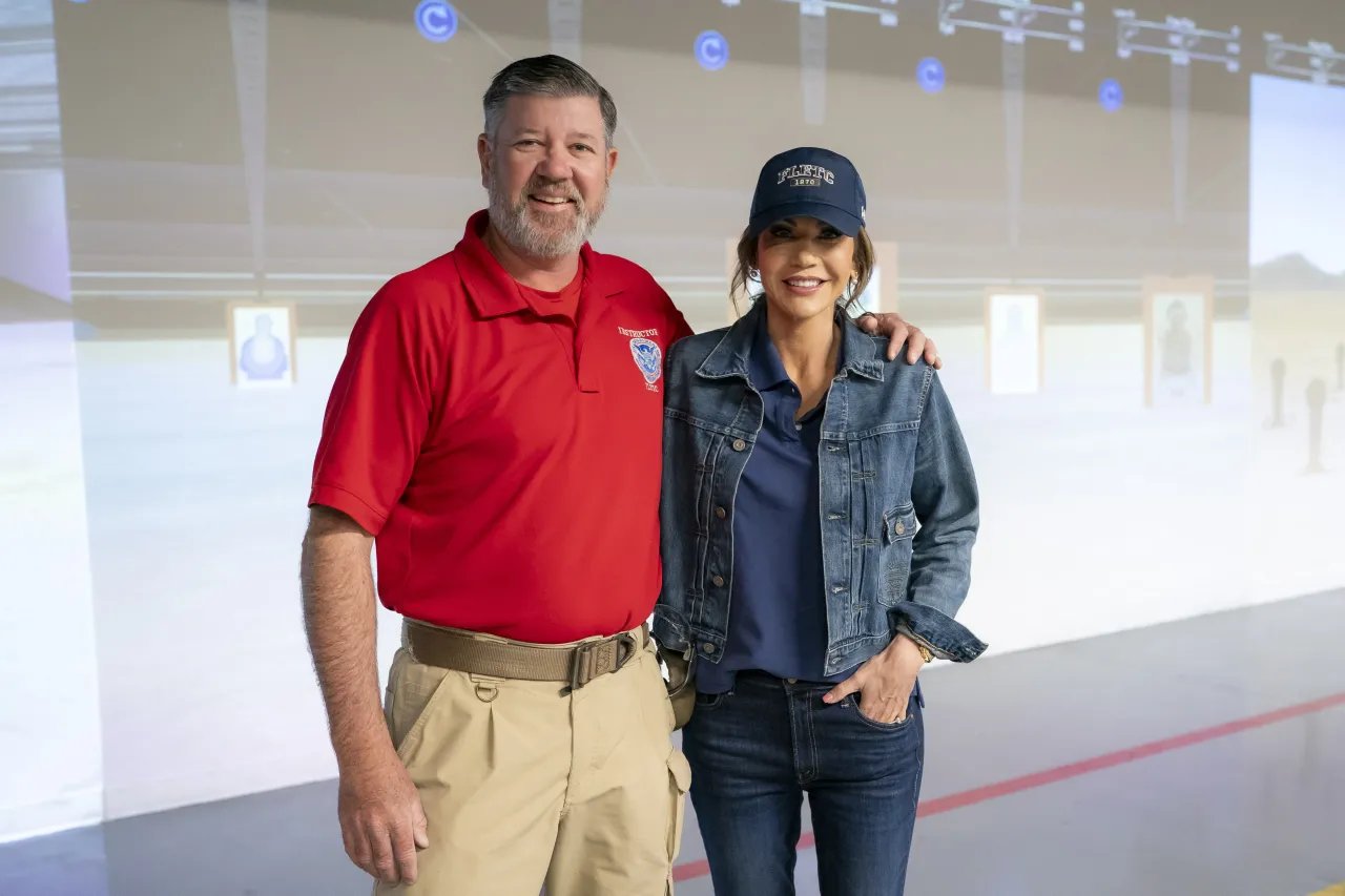 DHS Secretary Kristi Noem Visits FLETC (054) Image: DHS Secretary Kristi Noem Visits FLETC (054)
