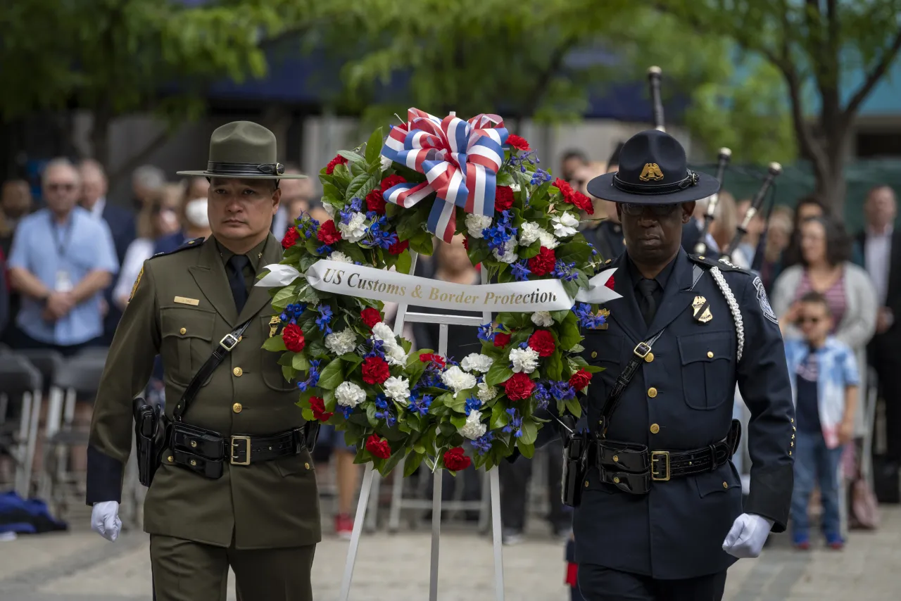 DHS Secretary Alejandro Mayorkas Attends 2022 CBP Honor Memorial Ceremony (26) Image: DHS Secretary Alejandro Mayorkas Attends 2022 CBP Honor Memorial Ceremony (26)