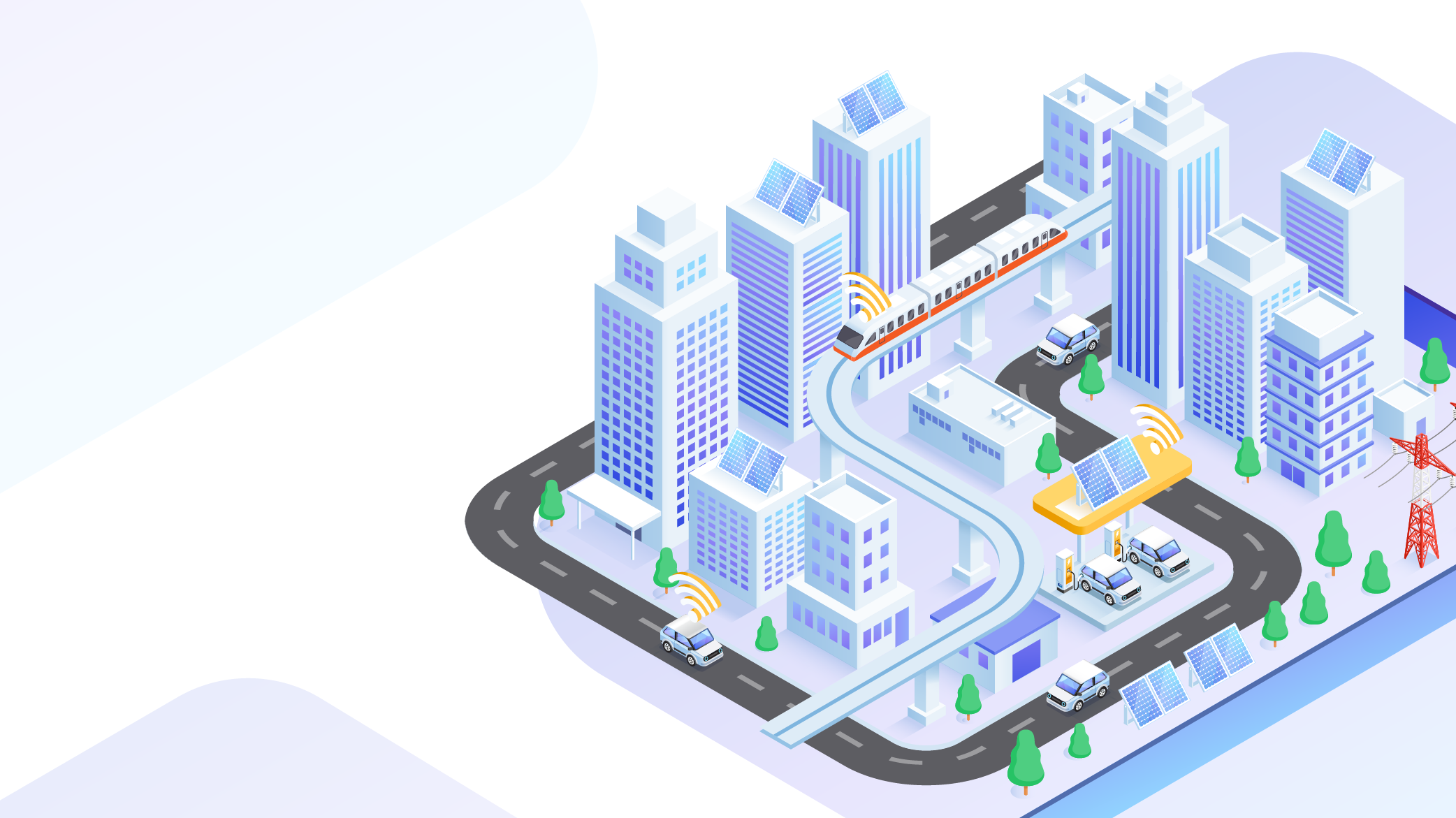 diagram of simulated city 