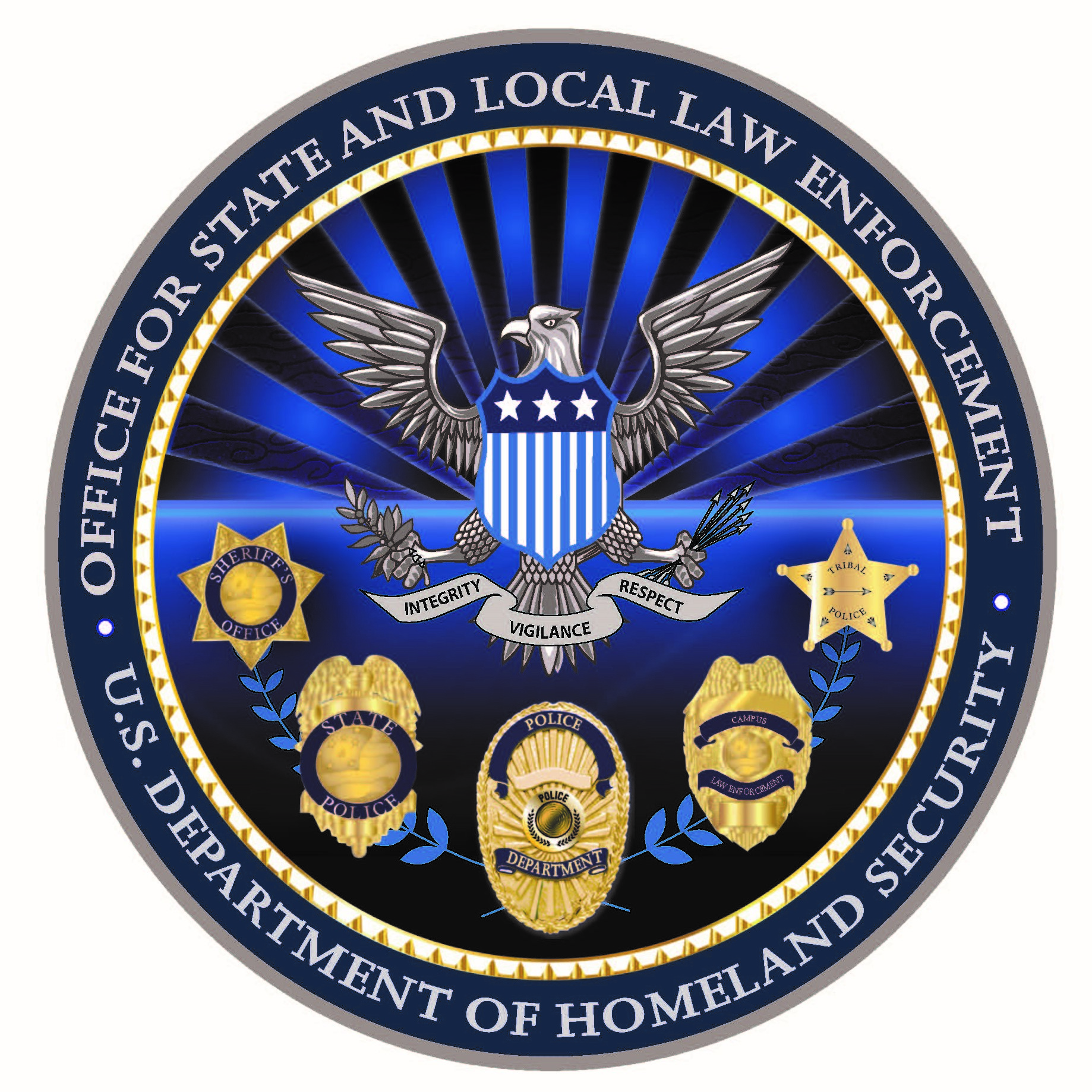 Seal of the Office for State and Local Law Enforcement