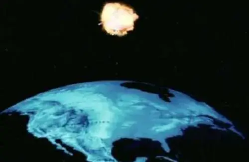 Illustration of an electromagnetic pulse