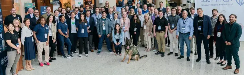 A group photo of the SVIP team and Demo Week participants 