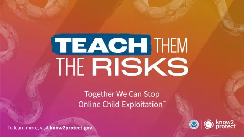 Know2Protect Social Media Post