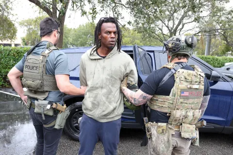 Caption: <p>On January 22, ICE law enforcement’s officers arrested Franz Cadet a 43-year-old citizen of Haiti. Cadet was convicted of multiple drug offenses. </p>