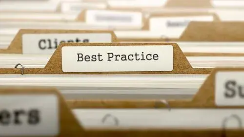 FIle containing "Best Practice" documents