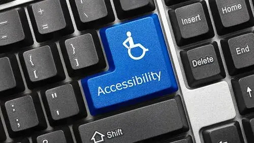 Keyboard with Accessibility key