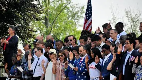 Naturalization ceremony