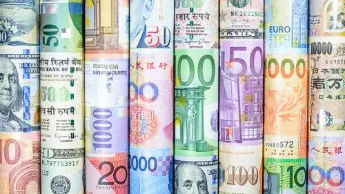 Assorted currencies