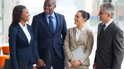 Group of people at work