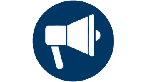 Alarm with a blue background