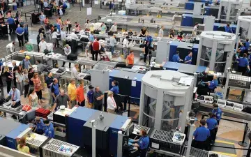 TSA airport checkpoint