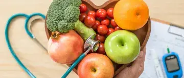 Bowl of fruits and vegetables