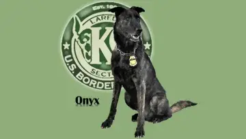 In Memoriam photo of K9 Onyx, CBP, US Border Patrol