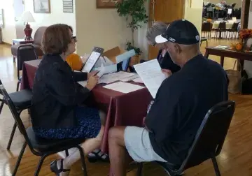 Usability testing at a community center