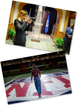 Images of DHS photographers in action