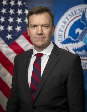 Caption: Roman Jankowski Official Portrait at DHS Headquarters (Photo by Mikaela McGee)