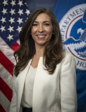 Caption: Sara Lynn Colley Official Portrait at DHS Headquarters (Photo by Mikaela McGee)