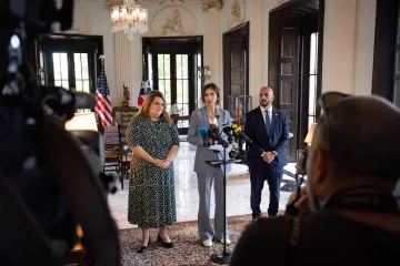 Caption: <p>While in Puerto Rico, Secretary Noem also met with Governor Jennifer González-Colón to discuss partnership efforts to secure America’s maritime borders.</p>