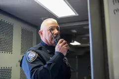 FPS Inspector communicates via radio