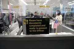 Passenger processing areas at John F. Kennedy (JFK) Airport Queens, New York August 17, 2022. CBP photo by Jaime Rodriguez Sr